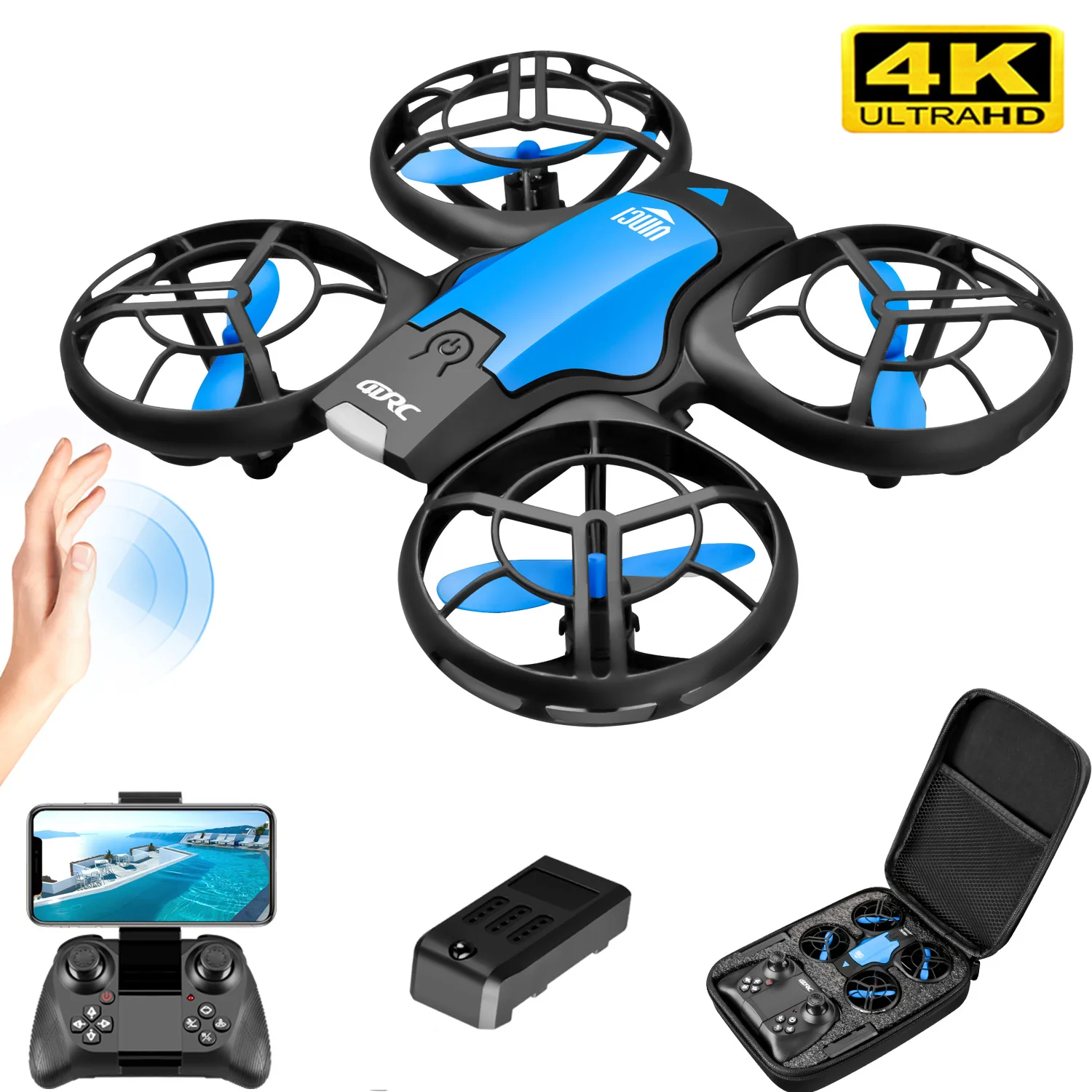 V8 New Mini Drone 4K Professio - Drone Battery Case review and price