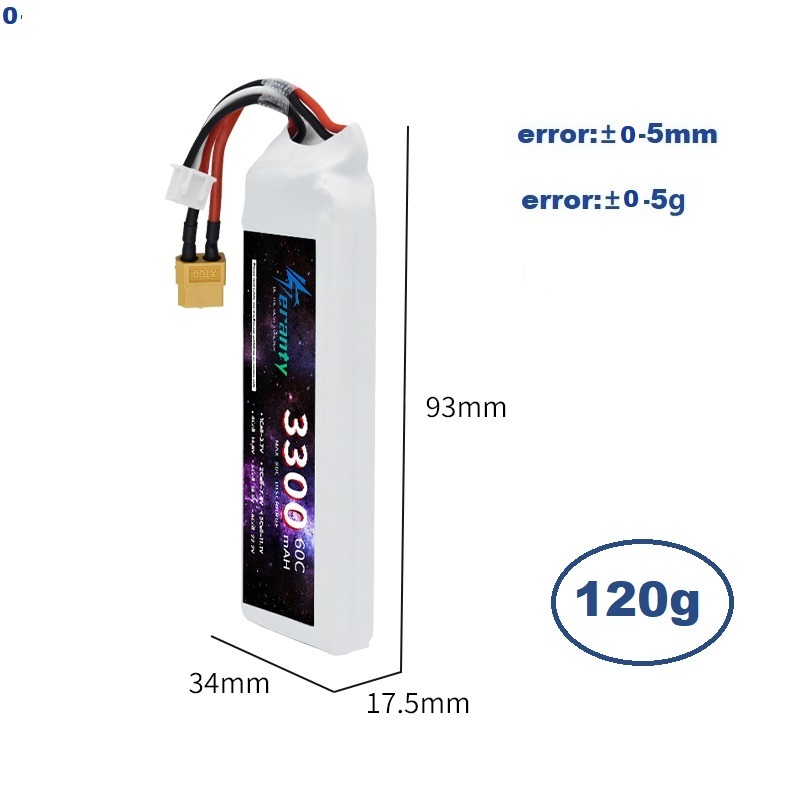 2S 7.4V LiPo Battery 3300mAh 6 - Drone Battery 3S review and price